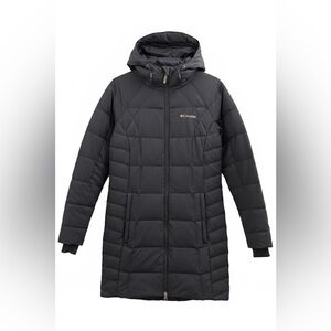 Columbia | Navy Puffer Hooded Jacket Omni Heat 700 fill Duck Down and Feathers